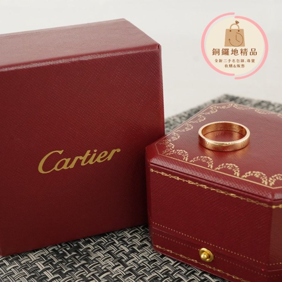 Cartier 卡地亞 18K金男戒-2