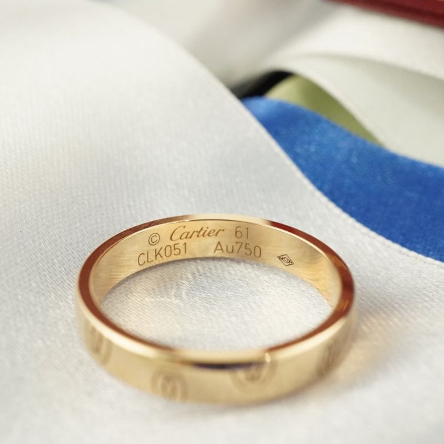 Cartier 卡地亞 18K金男戒-4
