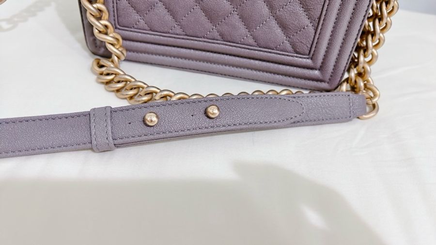 CHANEL 粒紋牛皮BOY 20cm-7