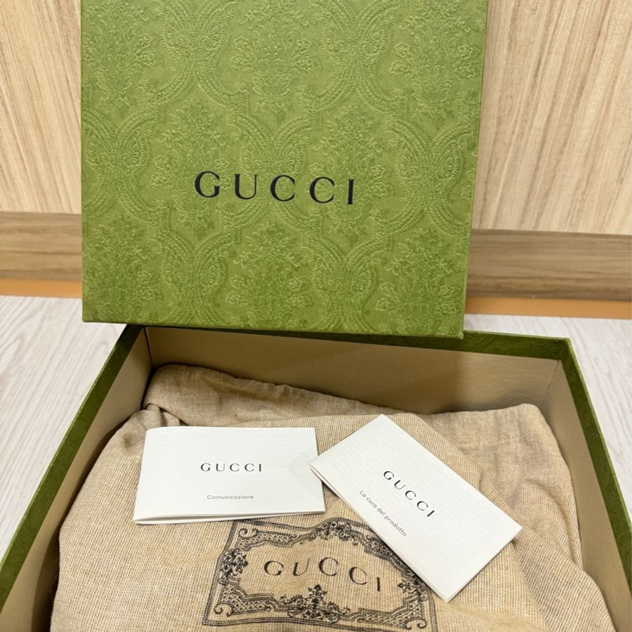 GUCCI 古馳 GG Marmont(黑標 相機包 小號)-1