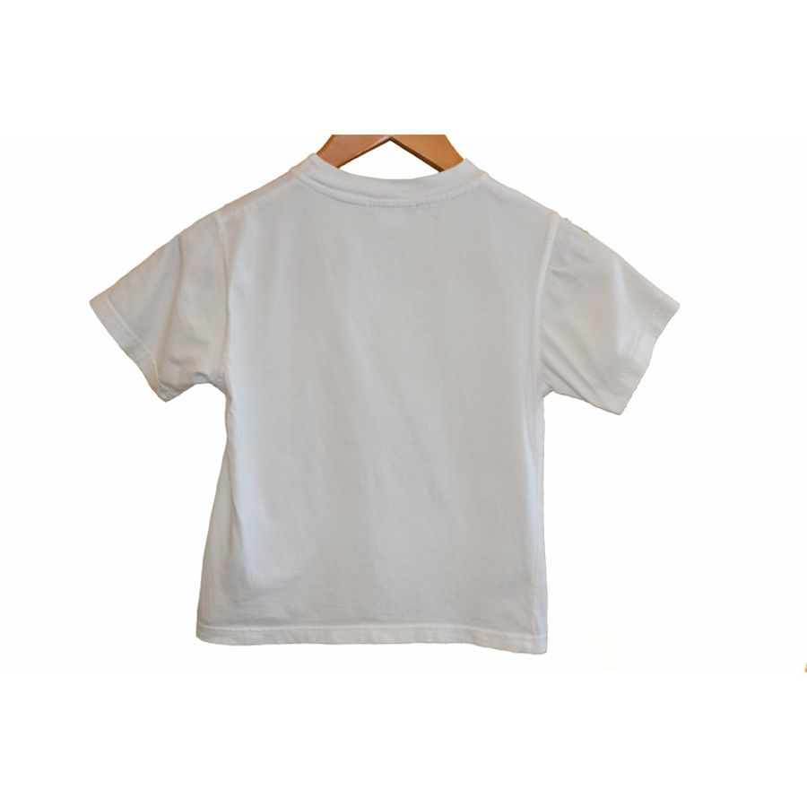 Burberry British Flag Haymarket Signature White Boy T-Shirt Size 6-5