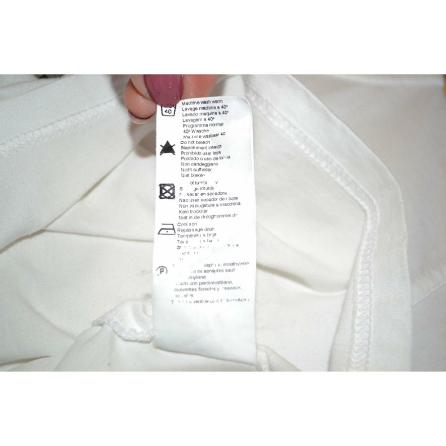 Burberry British Flag Haymarket Signature White Boy T-Shirt Size 6-9
