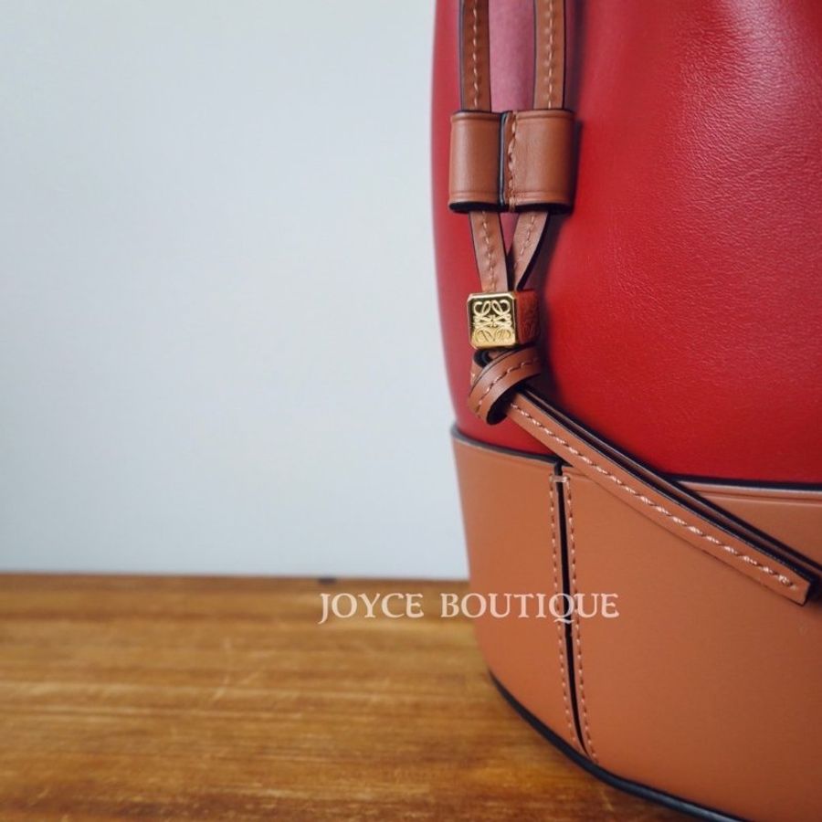 Loewe Ballon 超可愛!絕版設計 牛皮拚色氣球包-2
