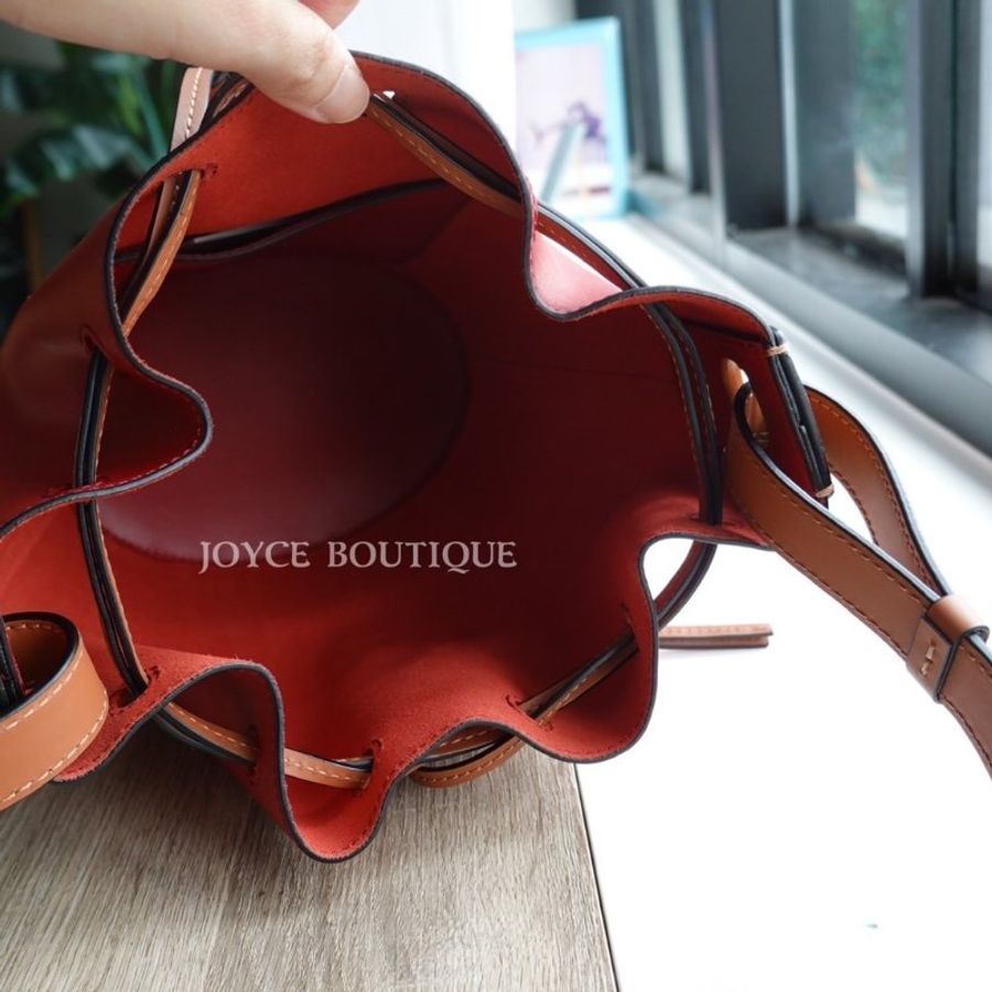 Loewe Ballon 超可愛!絕版設計 牛皮拚色氣球包-4