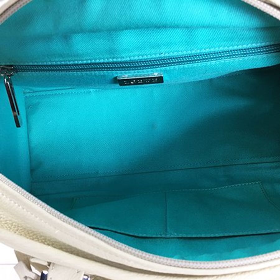 已售出*LOEWE 米白色AMAZONA全皮手提包-5