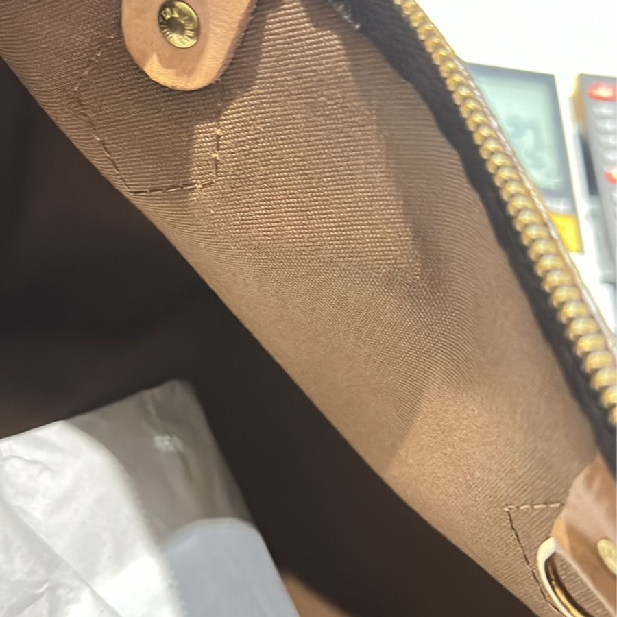 LV Louis Vuitton M41109 44 H Monogram SPEEDY 25手提波士頓包(附鎖)-6
