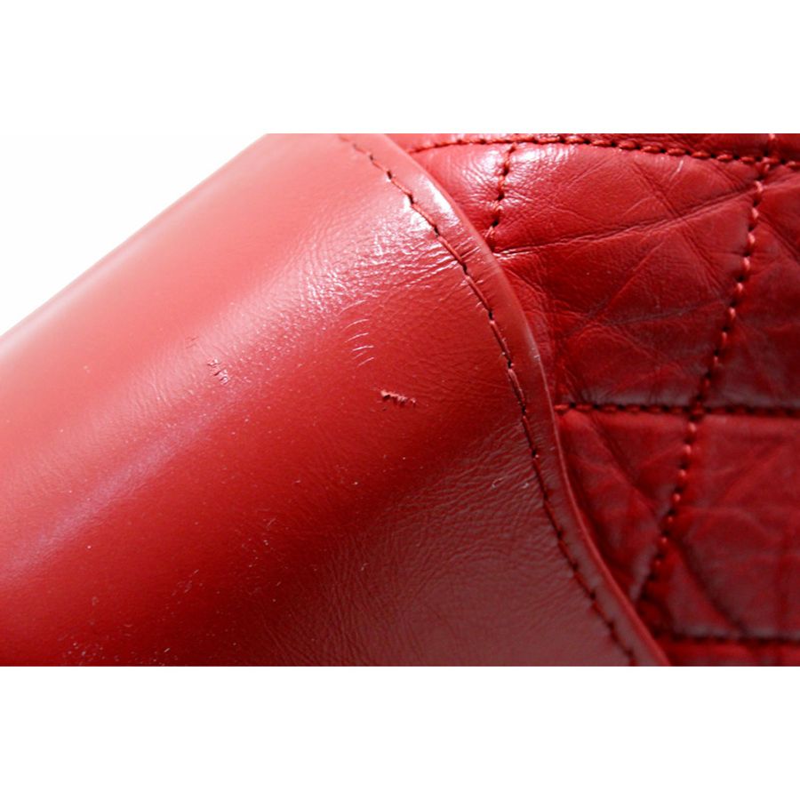 Chanel Red Aged Calfskin Leather Small Gabrielle Hobo Crossbody Bag-8