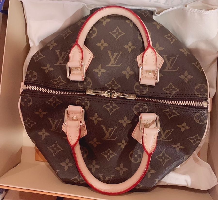 LV 路易威登 SPEEDY 25 手袋 (配肩帶)枕頭包 肩背包 手提包 斜挎包 現貨 單肩包 M41113-14