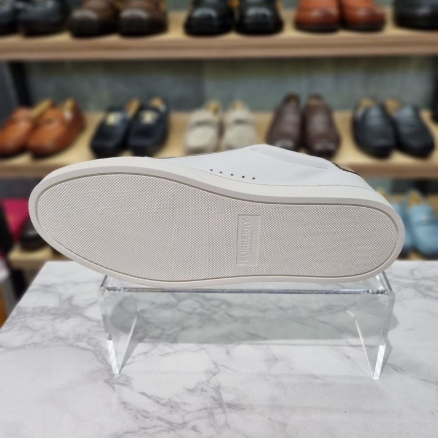 Burberry 男款 80664681 皮革反絨面革格紋運動鞋 IT40.5/41/42 (購買請告知所需尺寸)【促銷品】-3