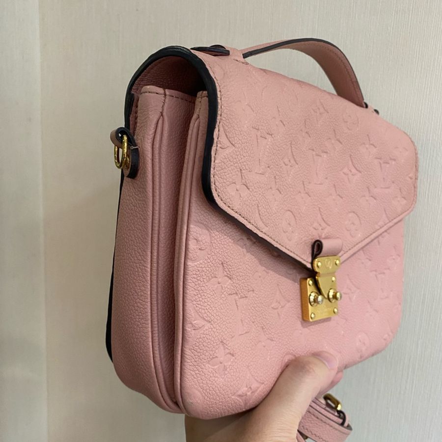 Louis Vuitton 郵差包 粉色 牛皮-1