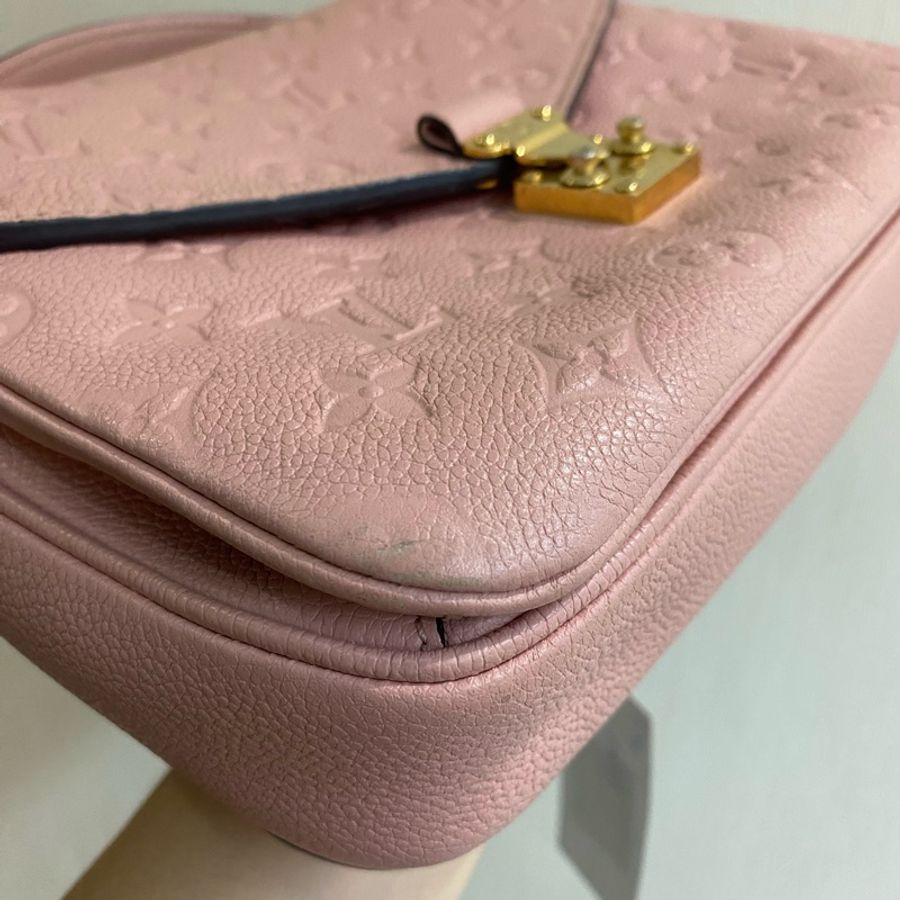 Louis Vuitton 郵差包 粉色 牛皮-5