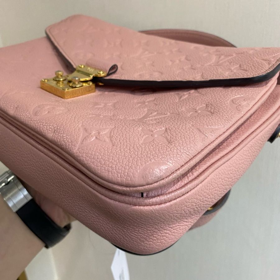 Louis Vuitton 郵差包 粉色 牛皮-15