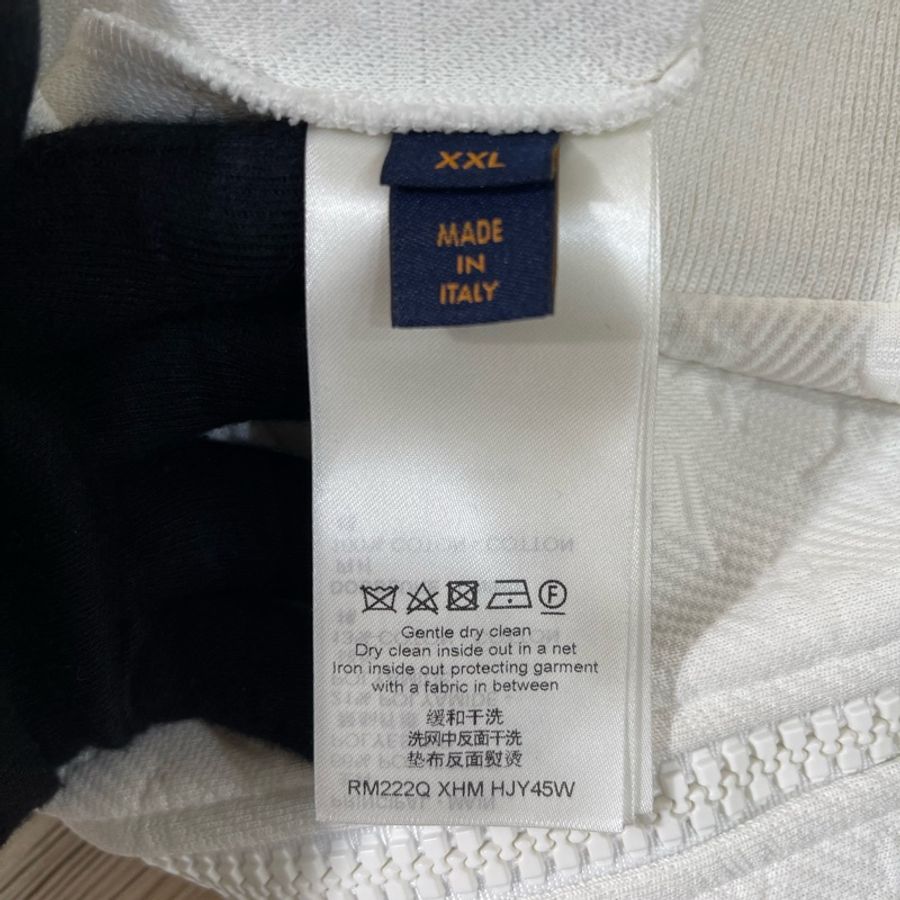五折出清❗️Lv白色滿版Logo運動外套❗️精品外套百搭好看🤩-16