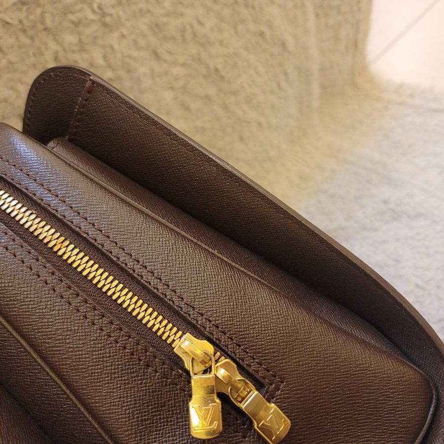 🎊斷捨離出清🎊LOUIS VUITTON LV N51155 棋盤格  Triana 手提包 豆腐包-19