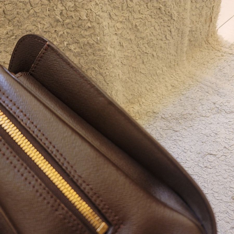 🎊斷捨離出清🎊LOUIS VUITTON LV N51155 棋盤格  Triana 手提包 豆腐包-22