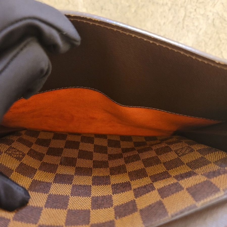 🎊斷捨離出清🎊LOUIS VUITTON LV N51155 棋盤格  Triana 手提包 豆腐包-33