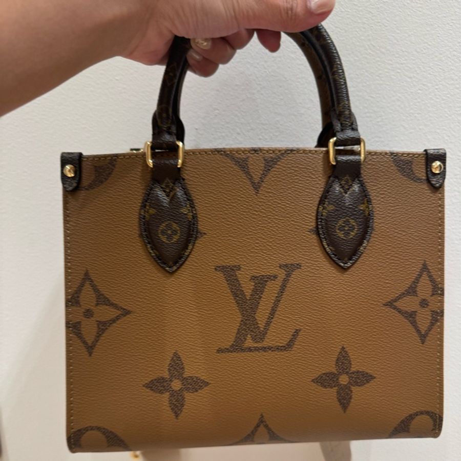 全新LOUIS VUITTON OnTheGo PM Brown-8