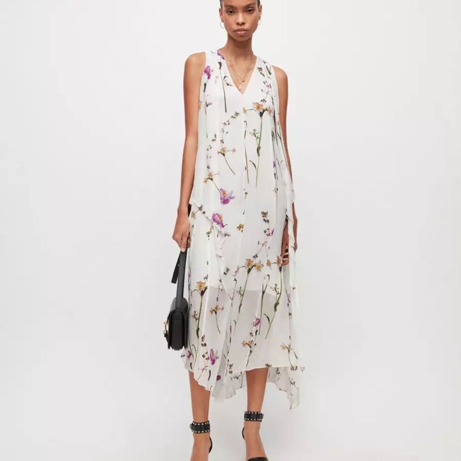 Allsaints 花卉長洋裝👗-0