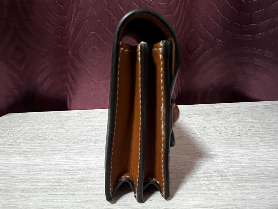CELINE TRIOMPHE帆布及羊皮名片套 / 卡包-5