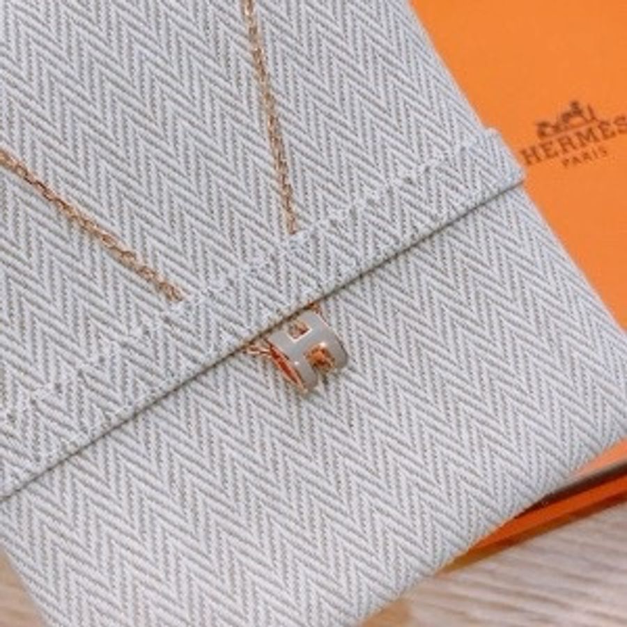 TW3688 HERMES 愛馬仕迷你H字項鏈MINI POP H NECKLACE-1
