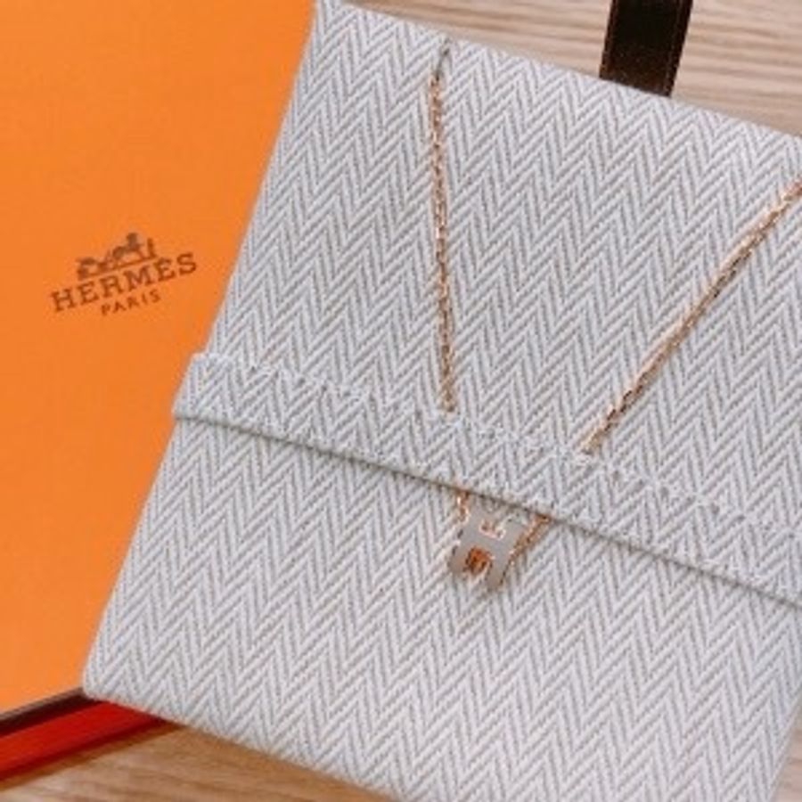 TW3688 HERMES 愛馬仕迷你H字項鏈MINI POP H NECKLACE-3