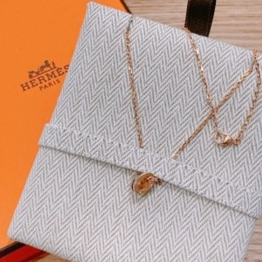 TW3688 HERMES 愛馬仕迷你H字項鏈MINI POP H NECKLACE-5