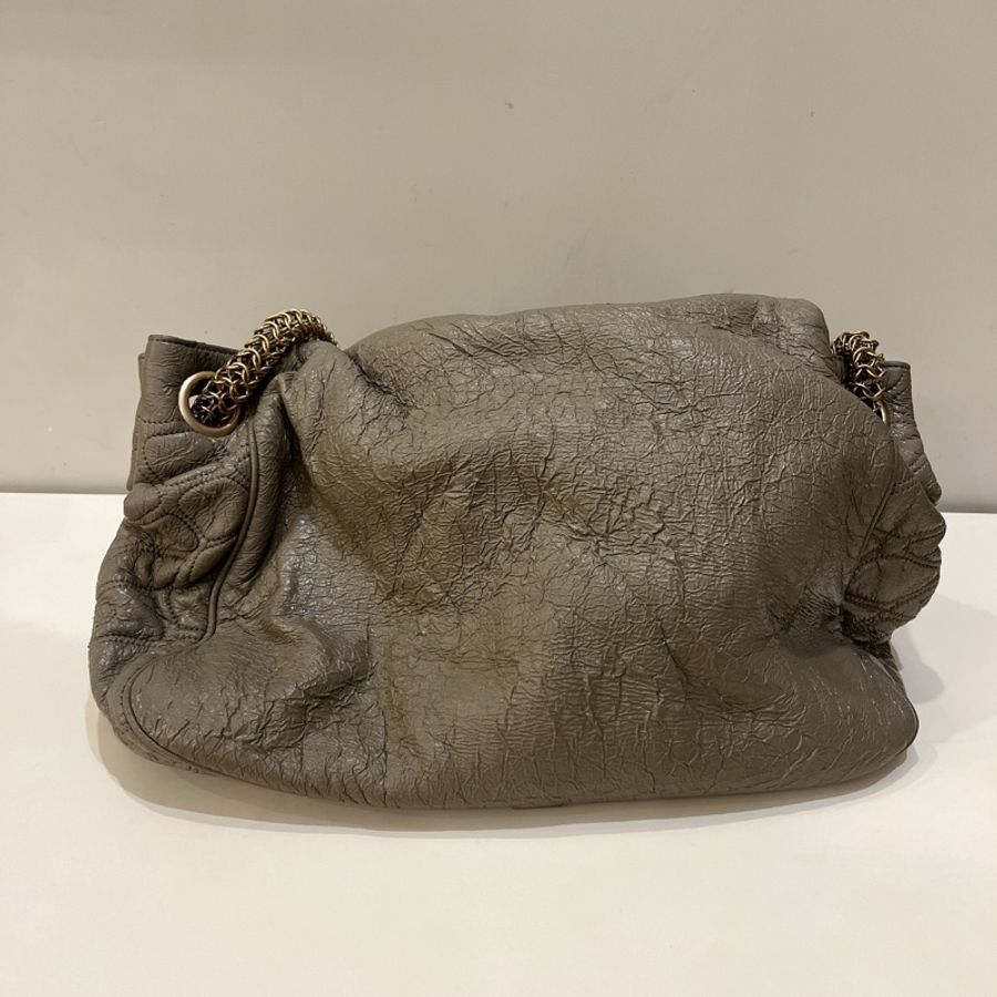Chanel 香奈兒 vintage 粗金編織鏈條包 機場包-3