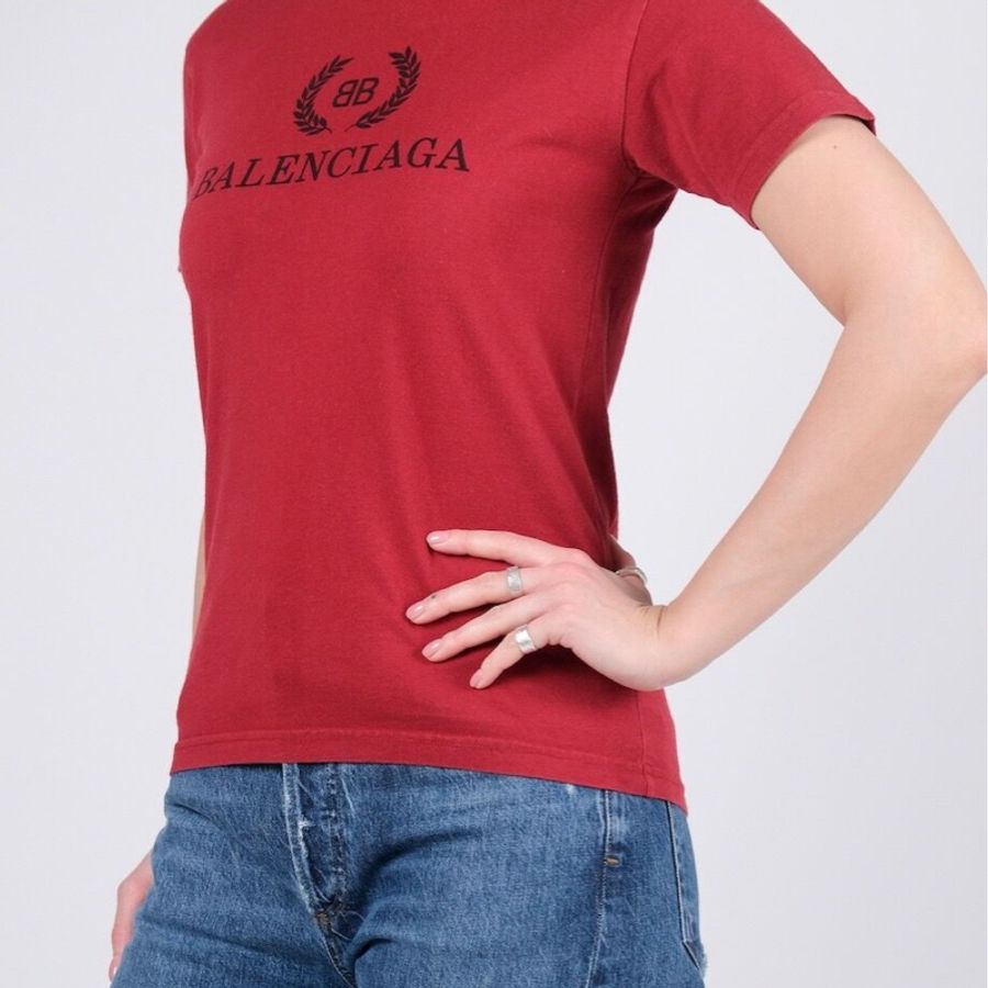 Balenciaga 巴黎世家 麥穗短袖合身t-shirt-6