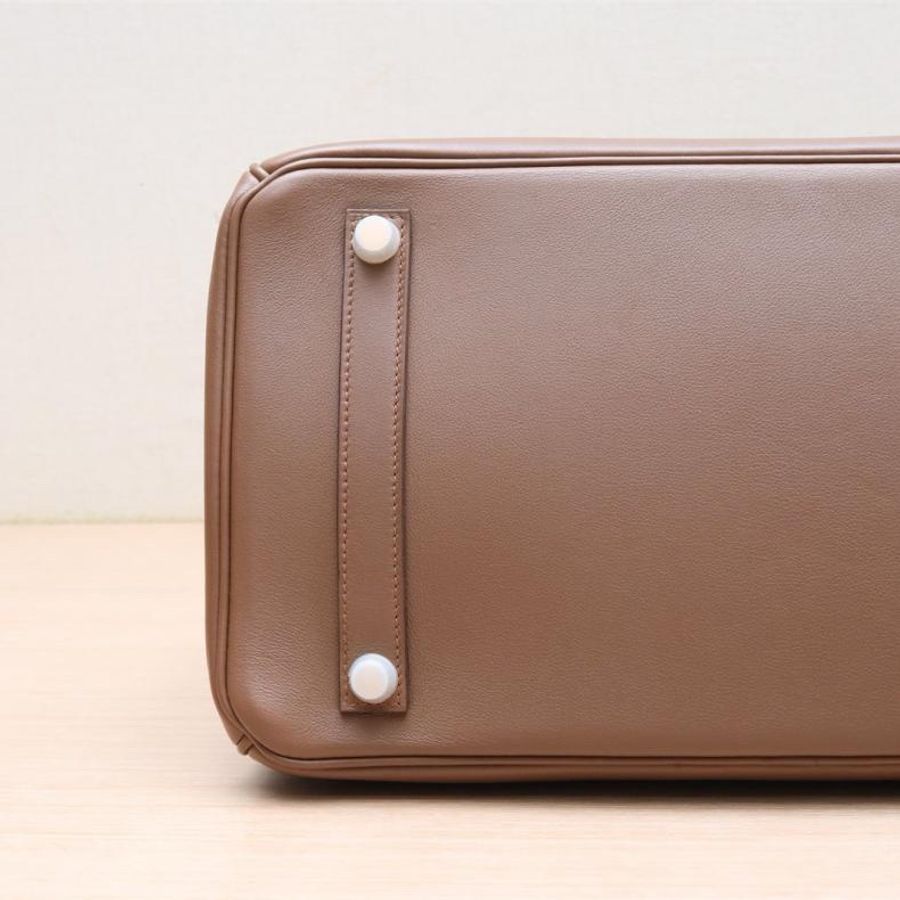 HERMES(愛馬仕) Birkin 35 3G栗子色 Swift皮 框M 金扣-3