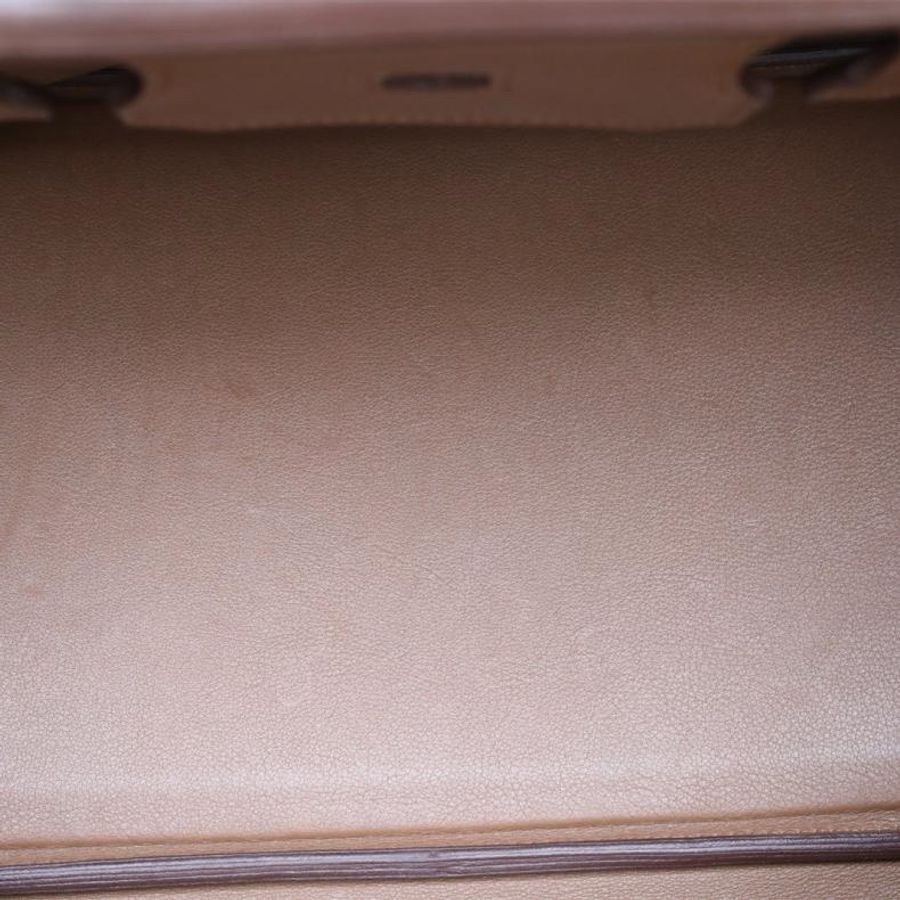 HERMES(愛馬仕) Birkin 35 3G栗子色 Swift皮 框M 金扣-4