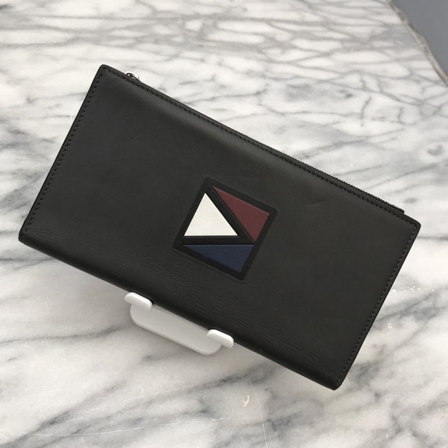 LV 路易威登 Louis Vuitton EZIP V Line Asphalt Leather Long Wallet / Purse (with Coin Pocket) 皮夾 / 手拿包 / 錢包-0