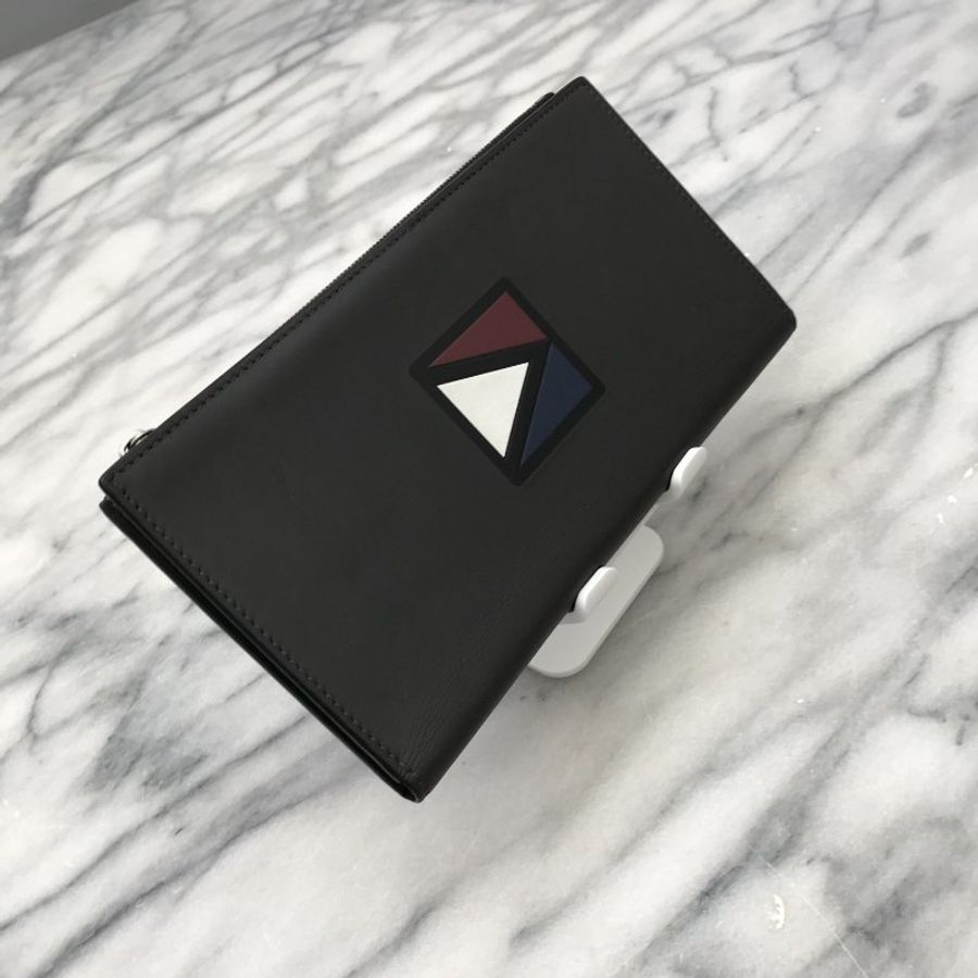 LV 路易威登 Louis Vuitton EZIP V Line Asphalt Leather Long Wallet / Purse (with Coin Pocket) 皮夾 / 手拿包 / 錢包-1
