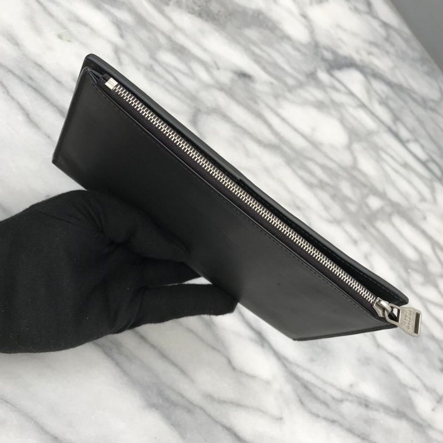 LV 路易威登 Louis Vuitton EZIP V Line Asphalt Leather Long Wallet / Purse (with Coin Pocket) 皮夾 / 手拿包 / 錢包-14