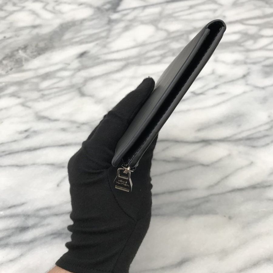 LV 路易威登 Louis Vuitton EZIP V Line Asphalt Leather Long Wallet / Purse (with Coin Pocket) 皮夾 / 手拿包 / 錢包-21