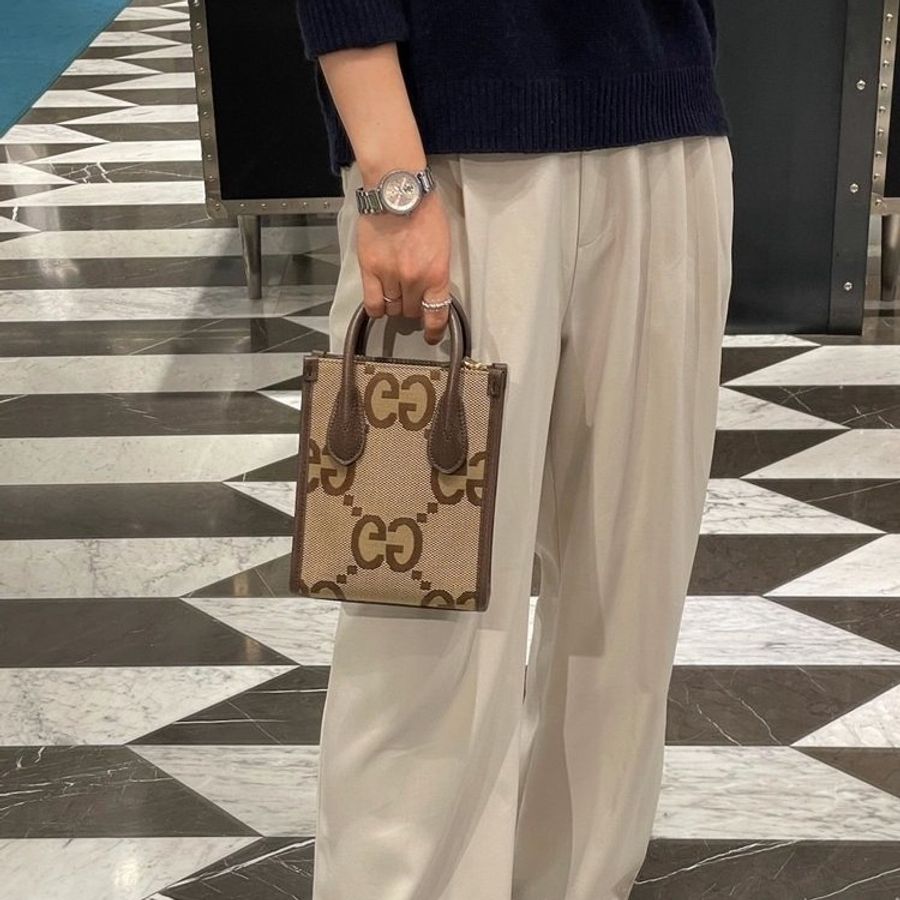Gucci 699406 JUMBO GG迷你帆布包【促銷品】-1