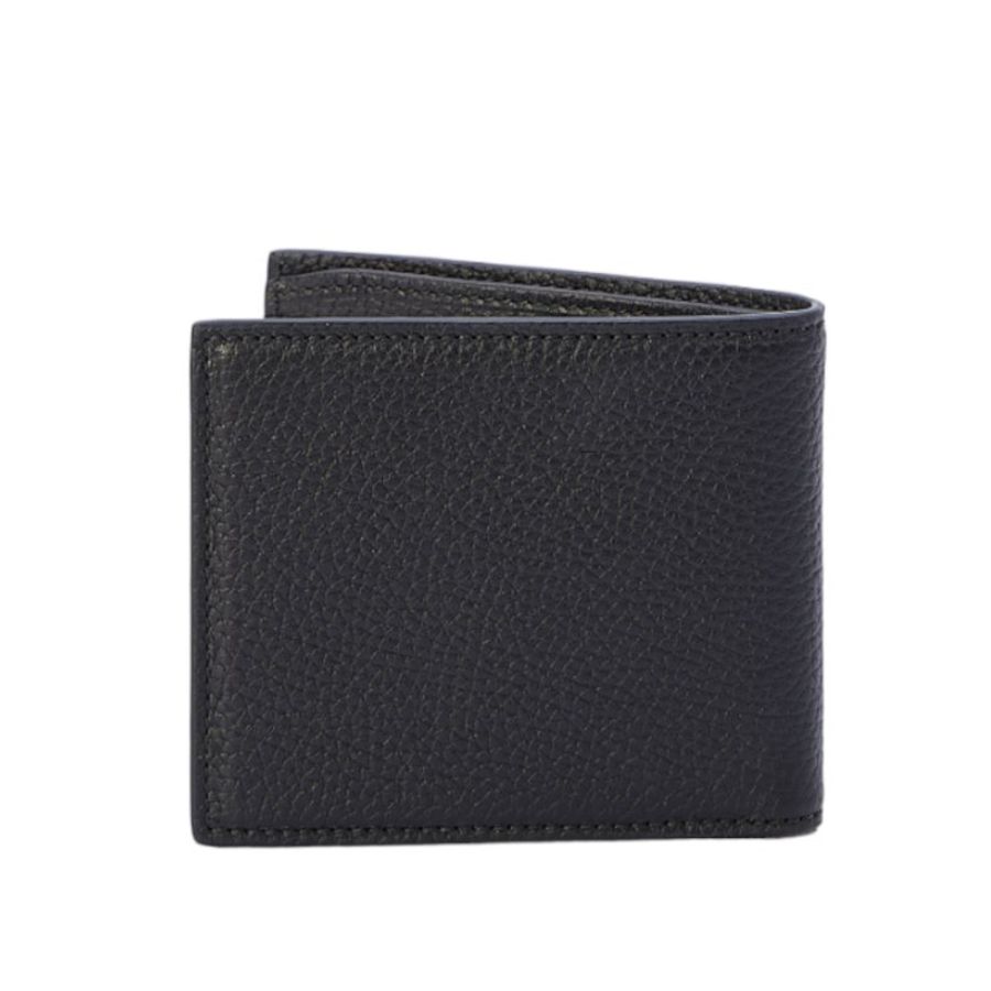 【GUCCI 古馳】Logo Bi-Fold 皮革 卡夾 皮夾 短夾 黑色 771148-3