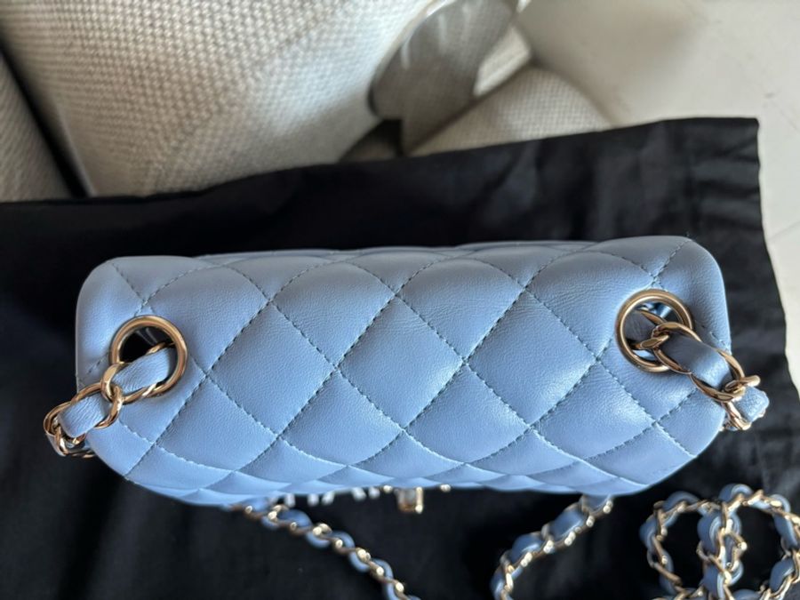 Chanel mini 17cm 方胖-15