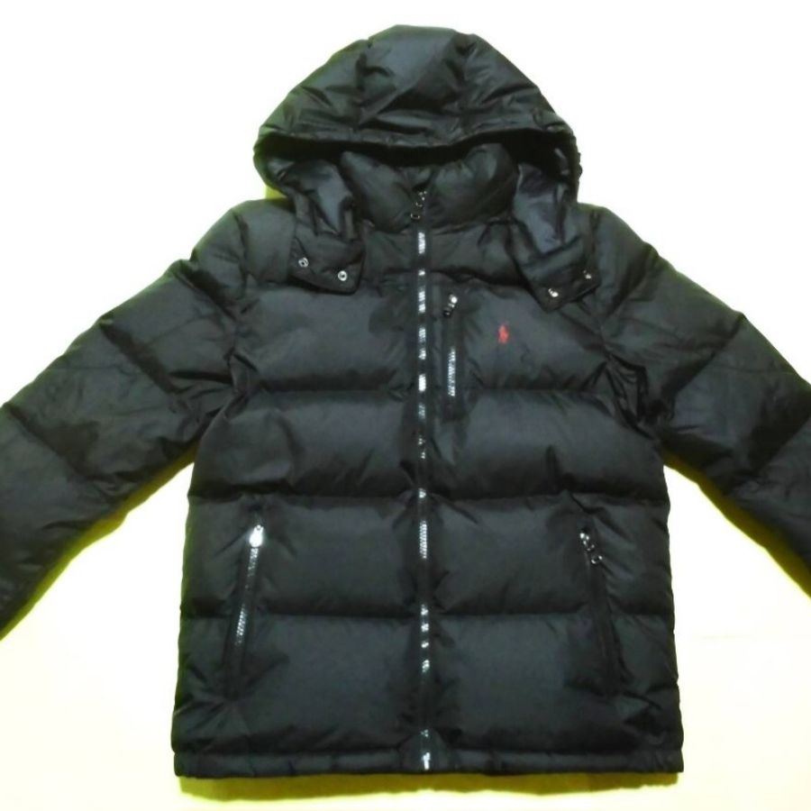 Polo Ralph Lauren 羽絨外套 L/G (14-16) 160-80 女款連帽黑 RN41381-0