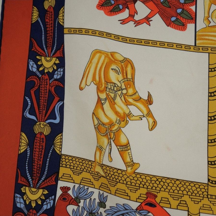 🍂超甜價🌞Hermès 愛馬仕 大方巾 絲巾 披肩 真絲 silk scarf 圍巾-20