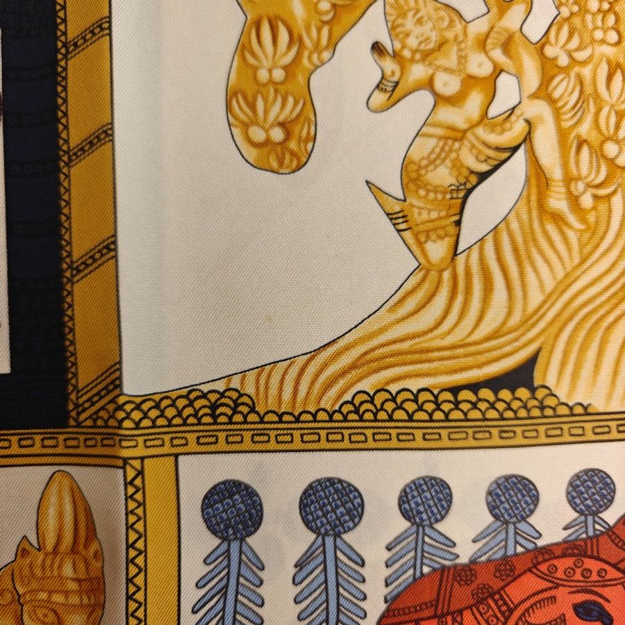 🍂超甜價🌞Hermès 愛馬仕 大方巾 絲巾 披肩 真絲 silk scarf 圍巾-11