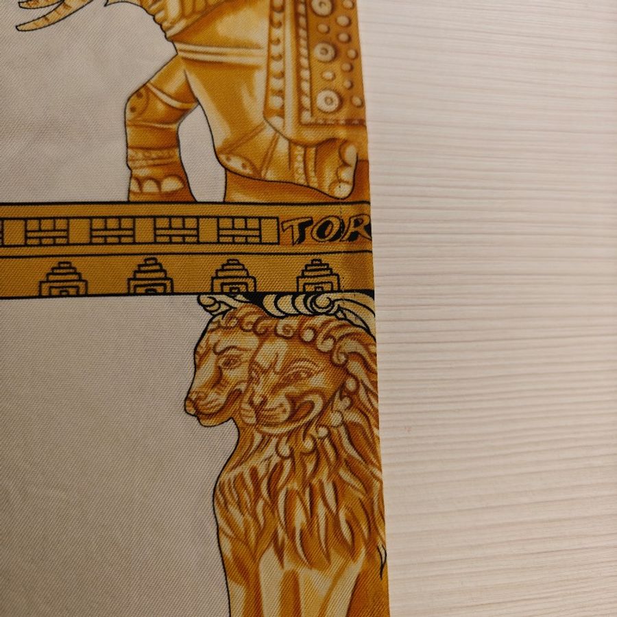🍂超甜價🌞Hermès 愛馬仕 大方巾 絲巾 披肩 真絲 silk scarf 圍巾-12