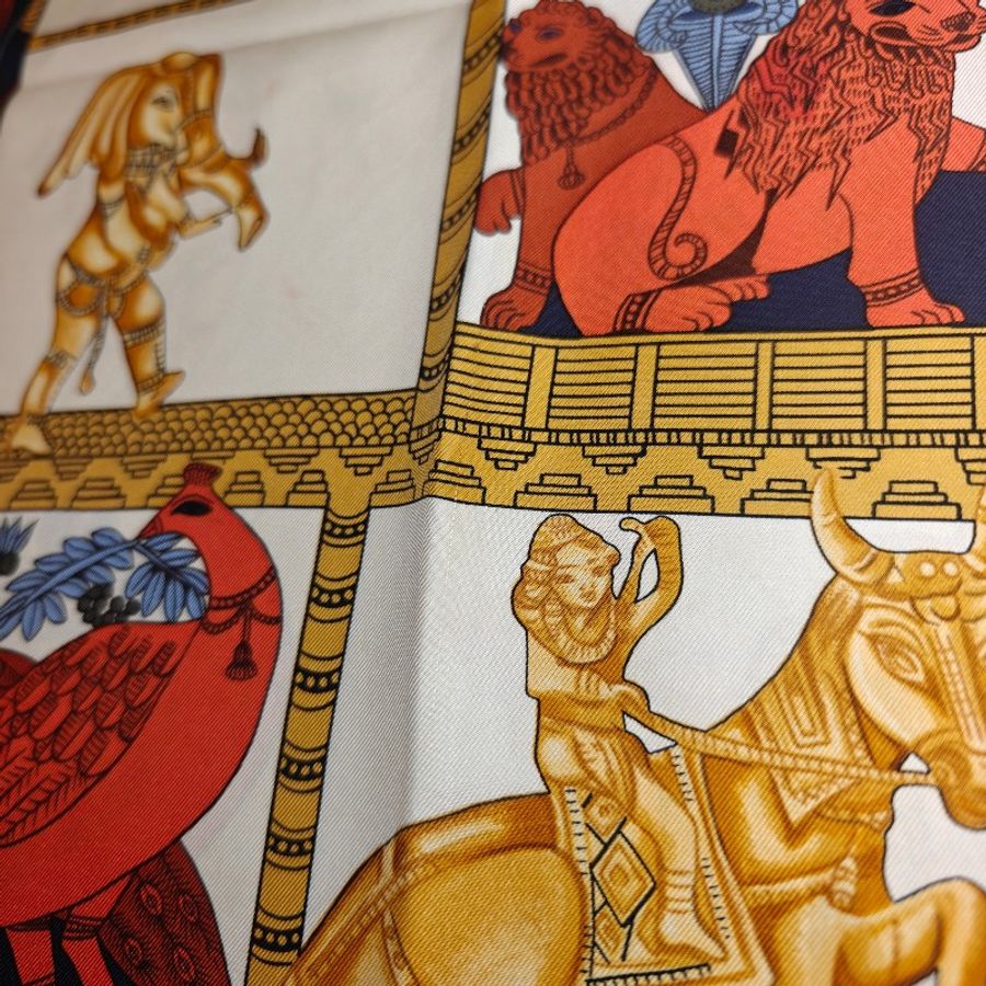 🍂超甜價🌞Hermès 愛馬仕 大方巾 絲巾 披肩 真絲 silk scarf 圍巾-28