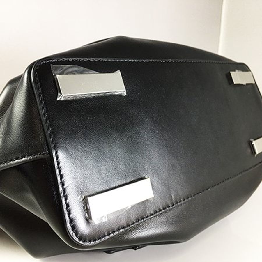 MK黑色牛皮手提/斜背兩用包 31H5PLXS1L-3