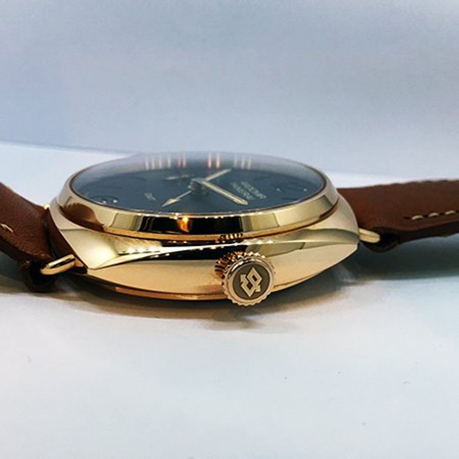 PANERAI 沛納海 RADIOMIR GMT 3D 47MM玫瑰金手上鍊腕錶 PAM00421-3