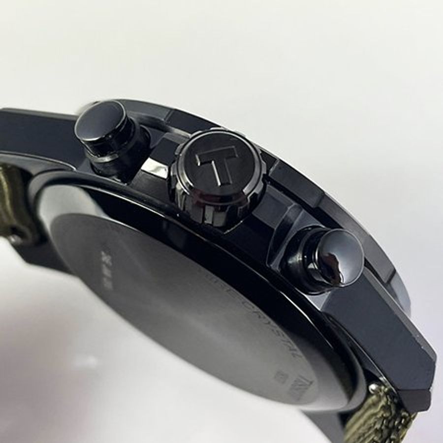 TISSOT T-SPORT系列 SUPERSPORT CHRONO黑面計時石英腕錶 45MM-2