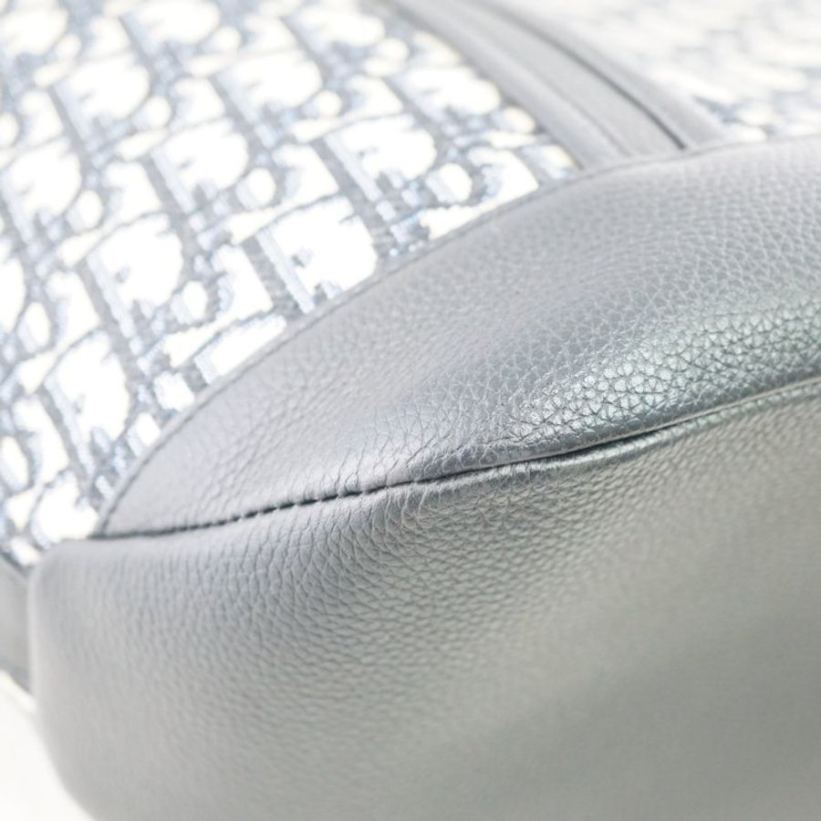 Christian Dior Voyage Convertible 深藍色中性刺繡手提包 肩背包 斜背包-8