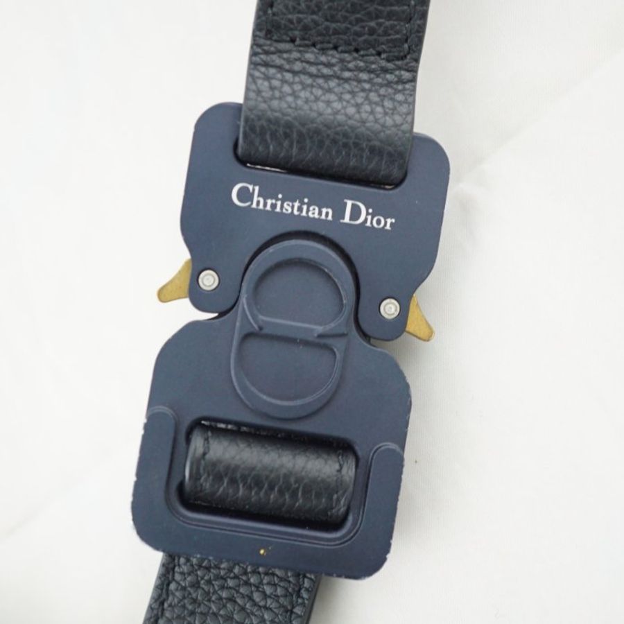 Christian Dior Voyage Convertible 深藍色中性刺繡手提包 肩背包 斜背包-24