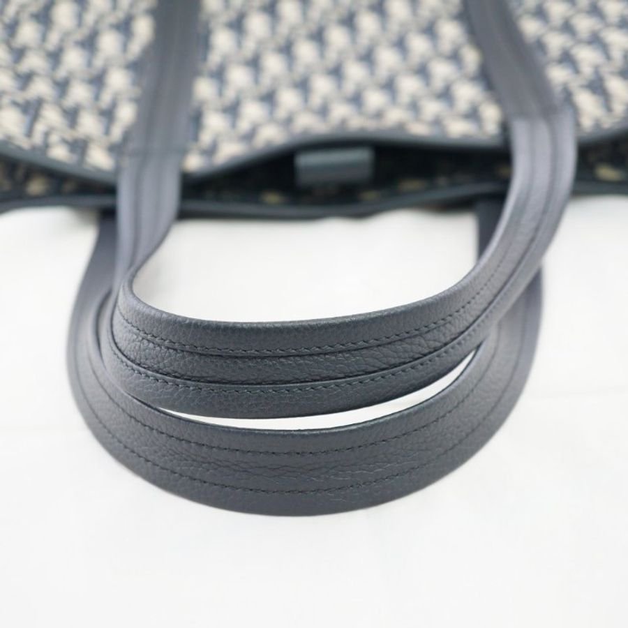 Christian Dior Voyage Convertible 深藍色中性刺繡手提包 肩背包 斜背包-27