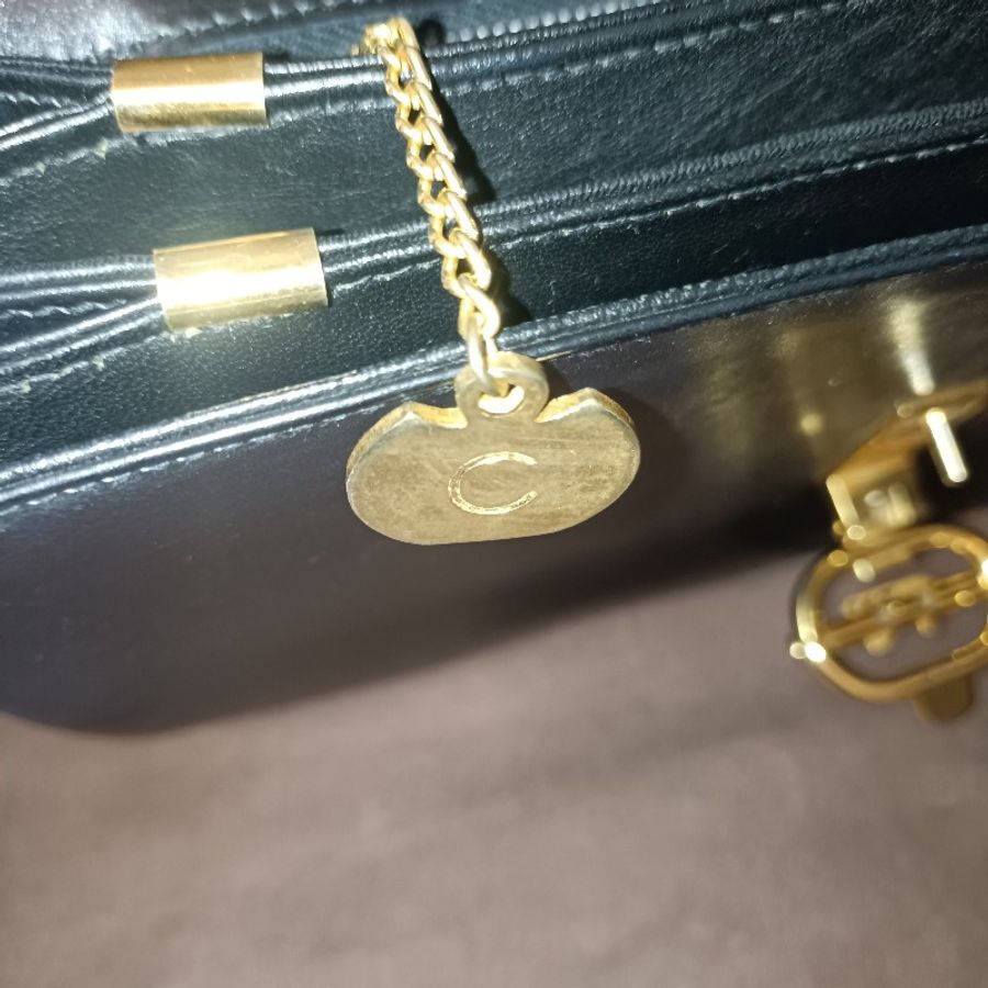 CELINE 肩背牛皮手拿包肩揹包 金屬馬車-20