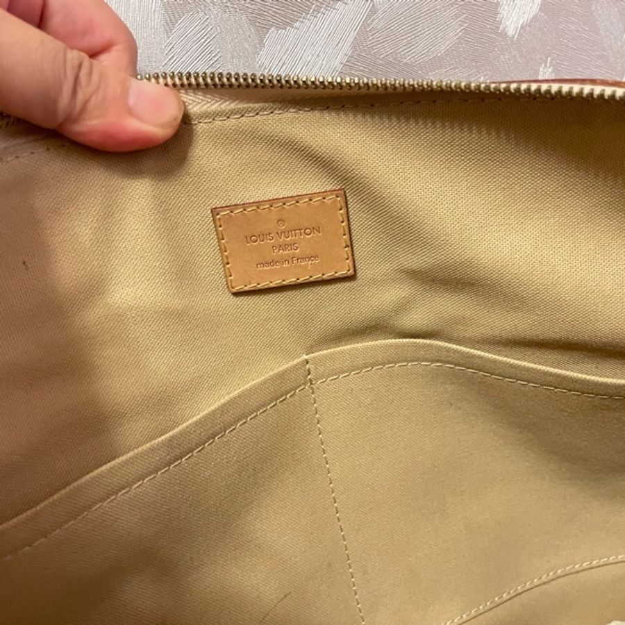 LOUIS VUITTON 路易威登 肩背包 格紋Damier Azur Damier Siracusa PM 白色-8